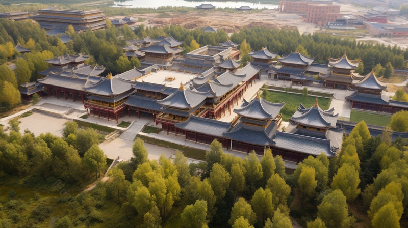 蓝天白云自然美景古老建筑城池传统建筑,高清,摄影图,摄影图片,图片大全,摄影图免费下载